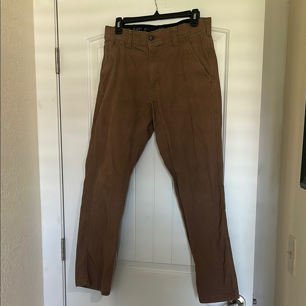 Men's CAT Khaki Straight Jeans